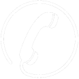 Sticker logo telephone blanc pt